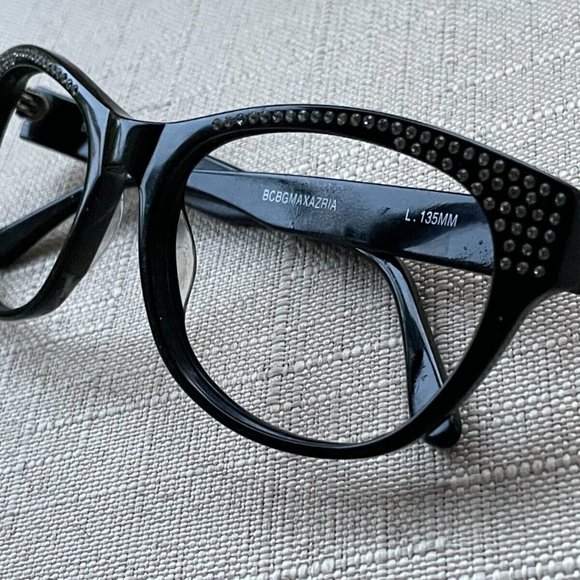 BCBGMAXAZRIA Women Sunglasses/Eyeglasses Frame GLIMMER Black 56[]17 135 - Picture 6 of 12
